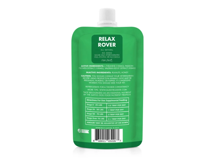 Relax Rover Buddy Budder 12pk  ( 4oz Squeeze Packs)