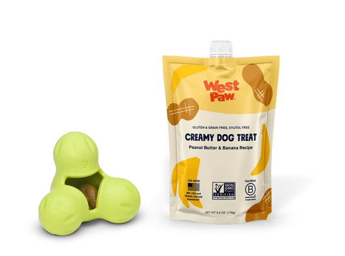 Peanut Butter & Banana Creamy Dog Treats - Case of 6 Case of 6 Min Qty 1