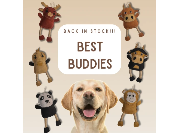 All-Natural Besties for Dogs. Six animal options! LM and PD Paire