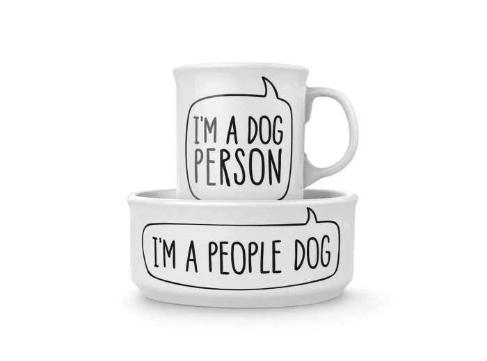 Howligans - Mug + Dog Bowl - Dog Person