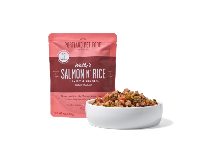 Wally's Salmon N' Rice Homestyle Dog Meal