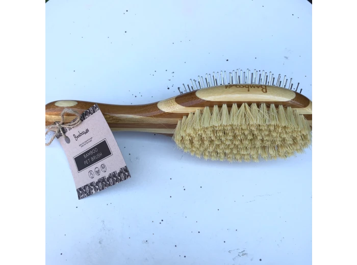 Bamboo Dog & Pet Grooming Brush | Pet Holiday Gift