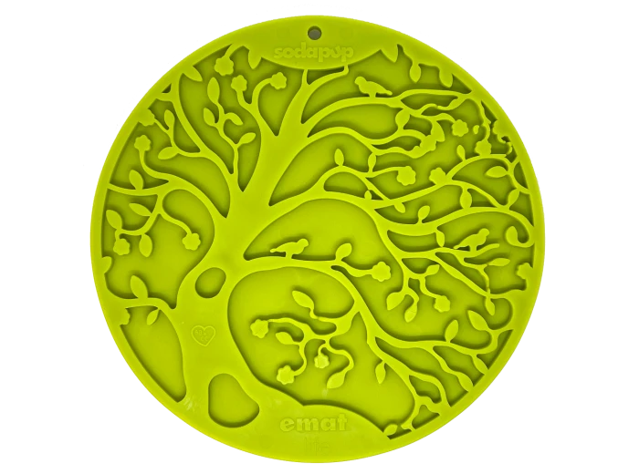 Tree of Life eMat Enrichment Lick Mat With Suction Cups