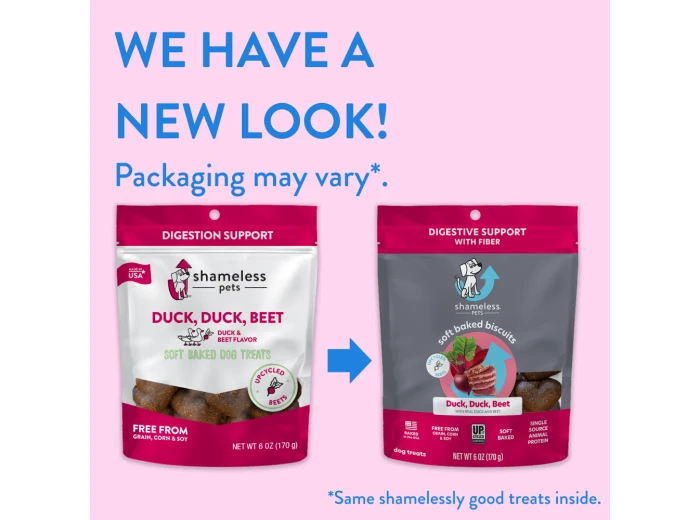 Duck Duck Beet Soft Baked Dog Treats