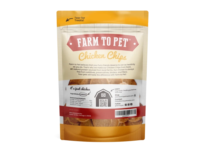 Chicken Chips Dog Treats 4oz