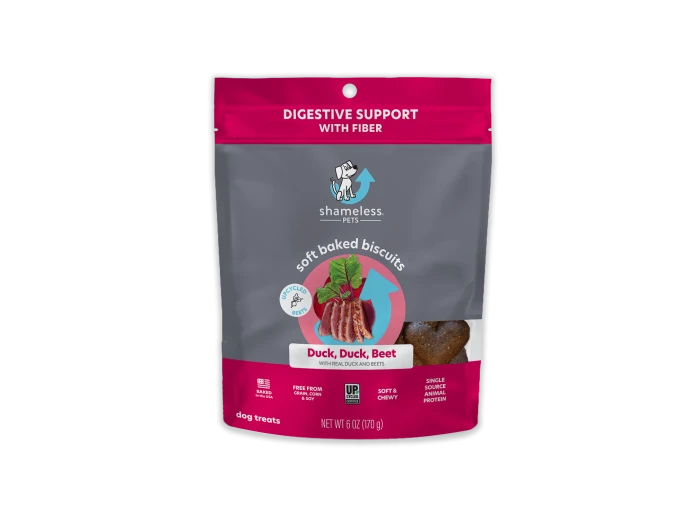 Duck Duck Beet Soft Baked Dog Treats