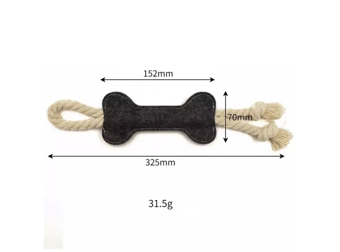 Bone Shape Soft Plush Stocking Stuffer Dog Toy