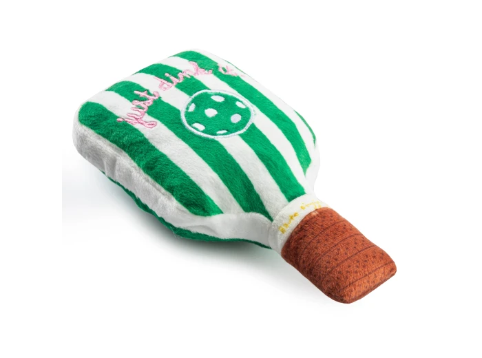 Green Stripe Pickleball Paddle by Haute Diggity Dog
