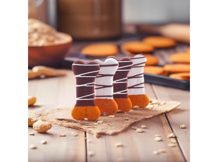Dipped Peanut Butter Bones | Traditional | Dog Treats