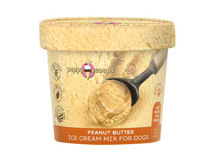 Puppy Scoops Ice Cream Mix for Dogs Maple Bacon