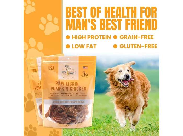 Paw Lickin' Pumpkin Chicken 5oz Bag