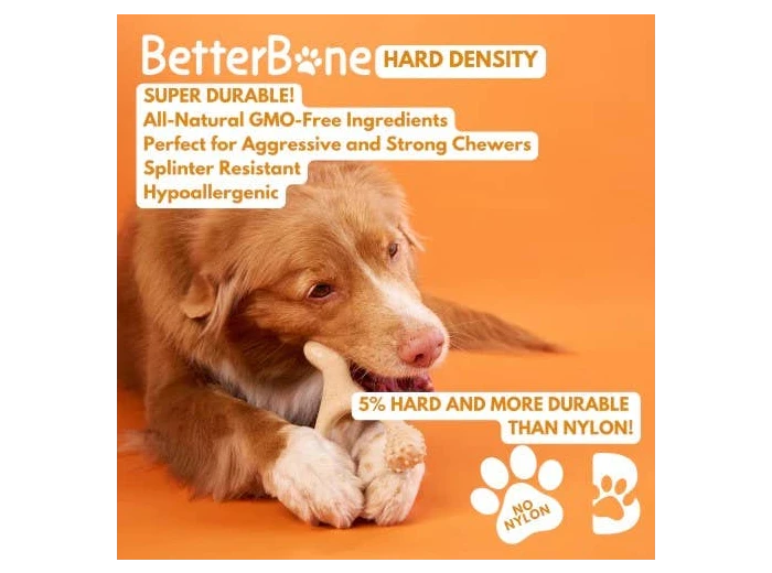 BetterBone Hard Classic Dog Chew Toy Large