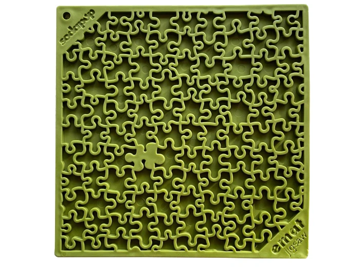 Jigsaw Design Emat Enrichment Licking Mat Blue