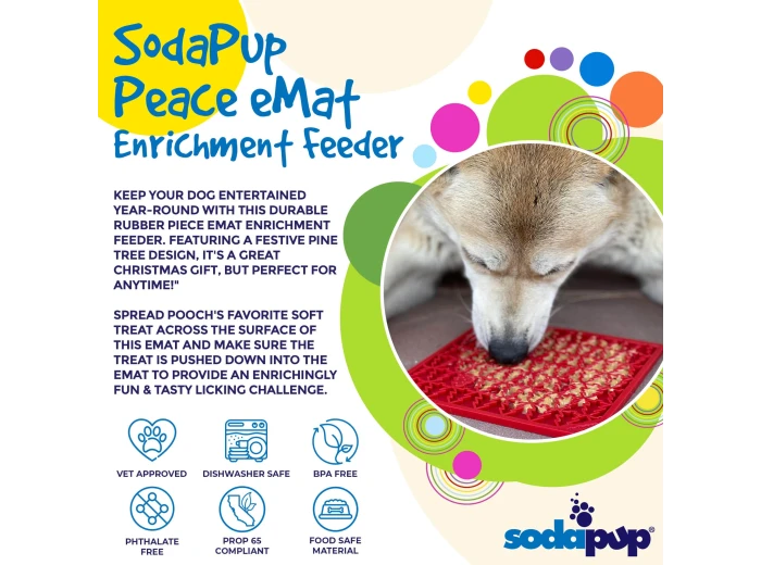 Tree Design "Peace" eMat Enrichment Lick Mat
