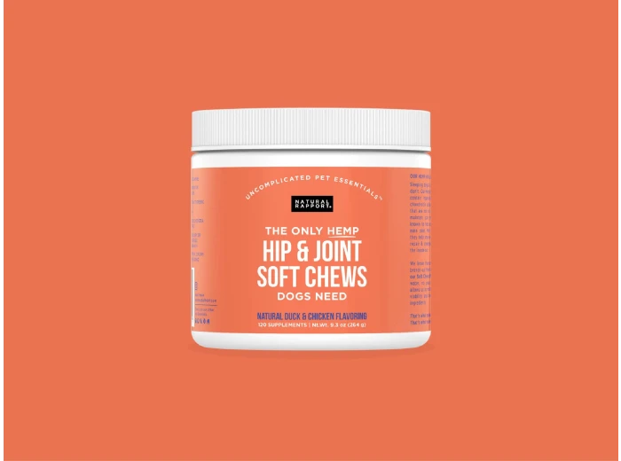 The Only Hemp Hip & Joint Soft Chews Dogs Need 12 count pouch