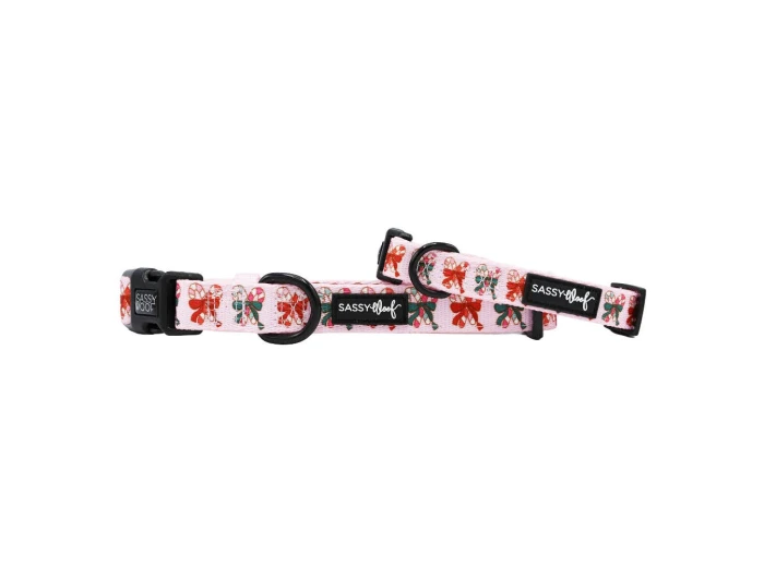 Dog Collar - Candy Cane Coquette (Christmas) XSmall