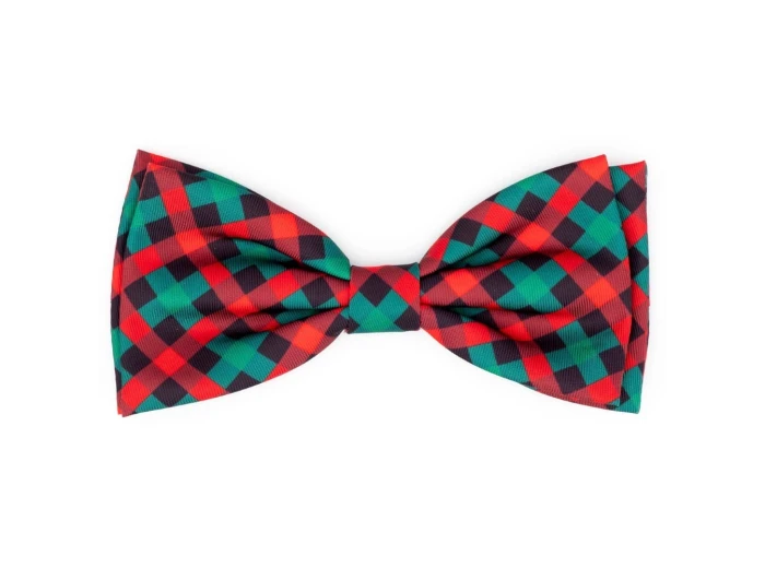 Holiday Check Bow Tie