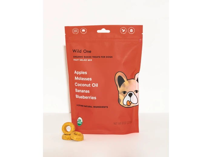 Organic Fruit Salad Vegan Baked Dog Treats