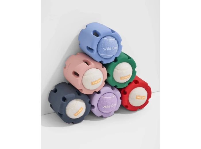 Tennis Tumble Interactive Dog Toy Lilac