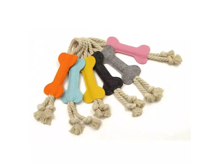 Bone Shape Soft Plush Stocking Stuffer Dog Toy