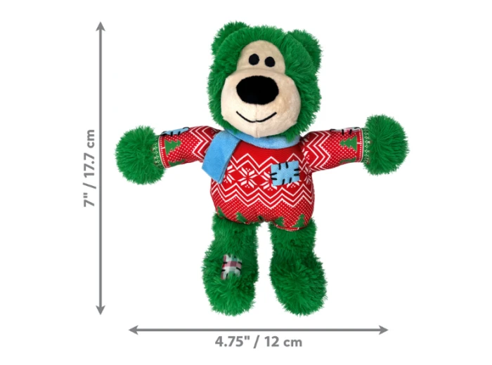 KONG Holiday Wild Knots Bear Assorted Sm/Md