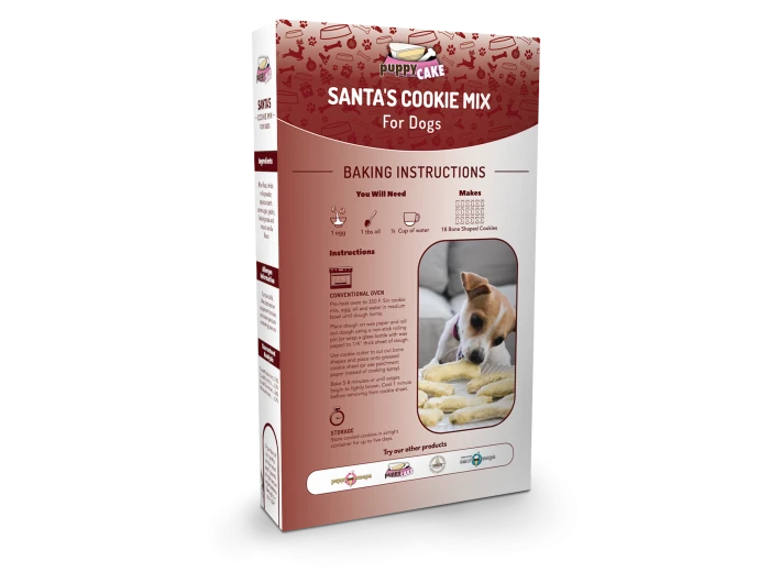 Puppy Cake Cookie Mix - Santa's Cookie (Wheat-free)