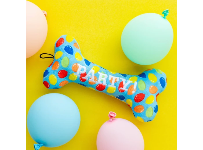 Party Time Bone Blue For Dogs SM