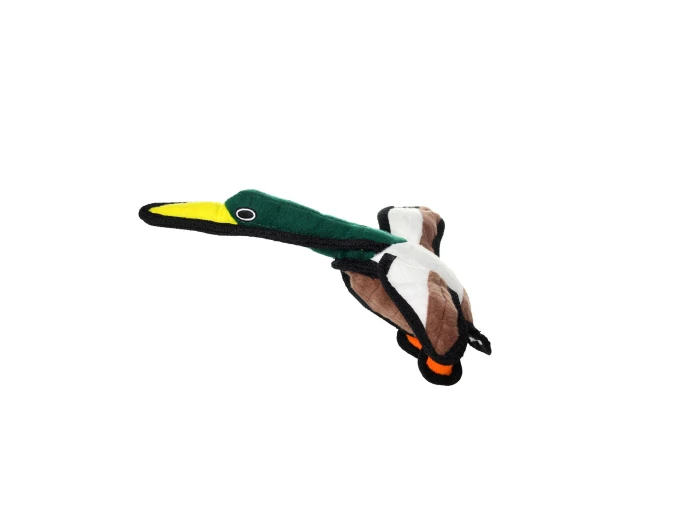 Tuffy Jr Barnyard Duck, Durable, Tough, Squeaky Dog Toy