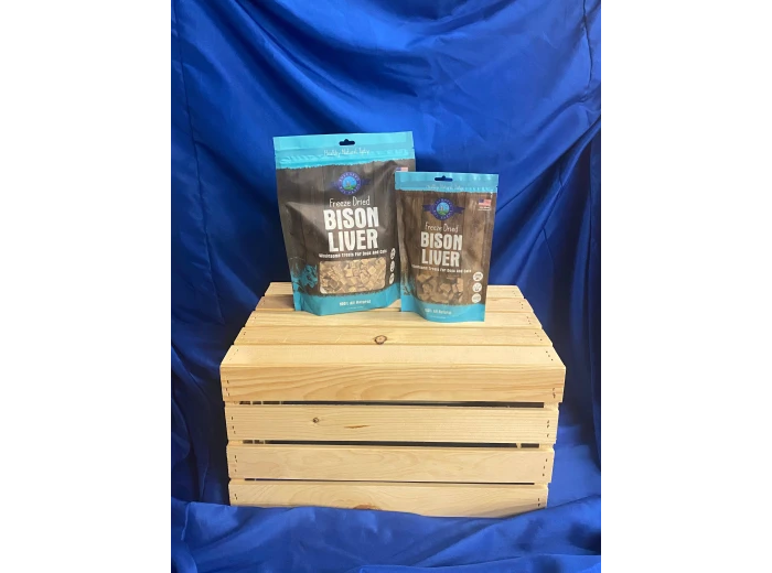 Freeze Dried Bison Liver Treats 3oz