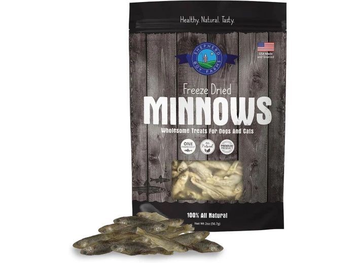 Freeze Dried Minnow Treats 5oz