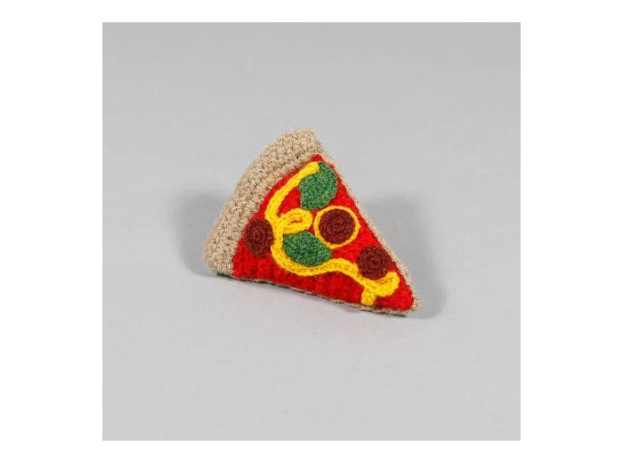 Hand Knit Pizza