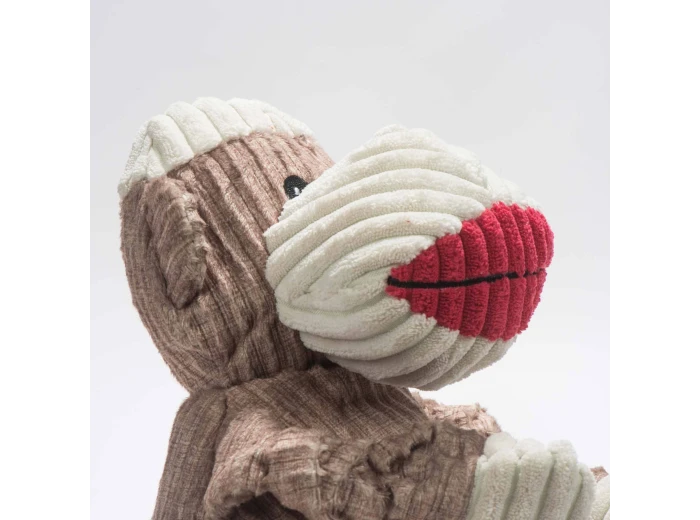 Stuey Sock Monkey Knottie® Plush Dog Toy Small