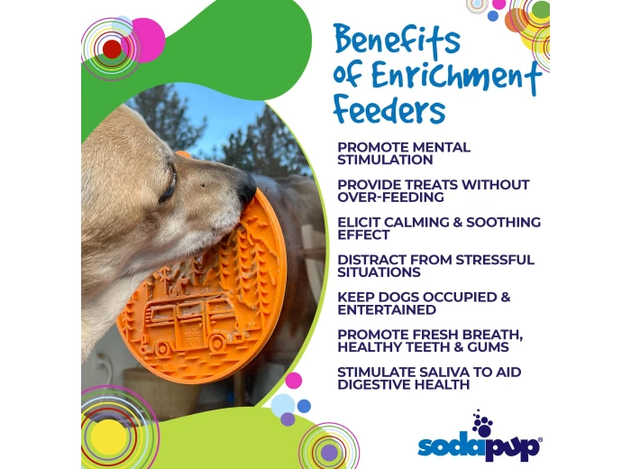 Camp eMat Enrichment Lick Mat With Suction Cups Green