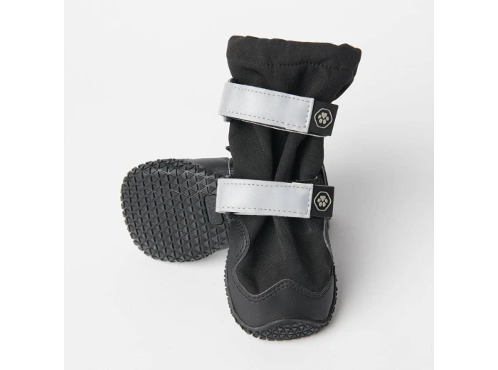 Flex Shell Water-resistant Dog Boots - Black A (4.0cm-5.0cm / 1.6"-2.0")