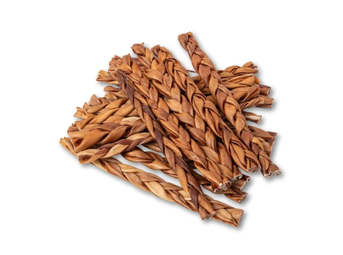 Braided Collagen Stick Dog Treats - 12" Standard (25/case)
