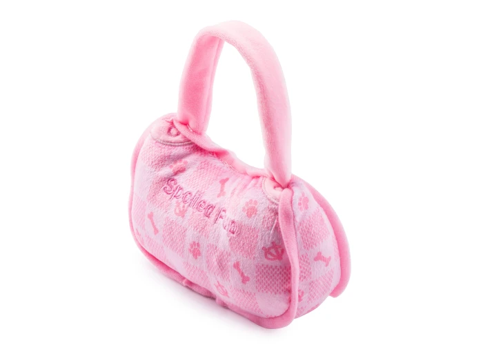 Pink Checker Chewy Vuiton Handbag by Haute Diggity Dog Small