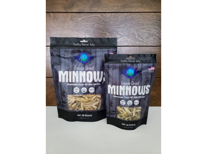 Freeze Dried Minnow Treats 2oz