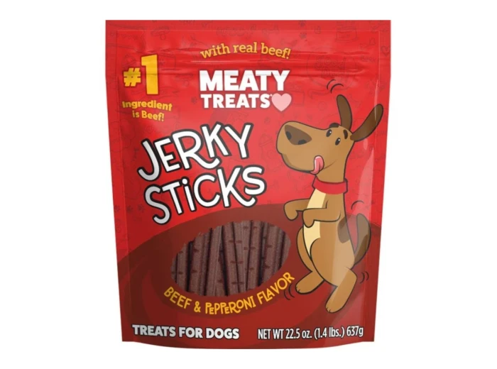 Meaty Treats Jerky Sticks Beef/Pepperoni 22.5oz.