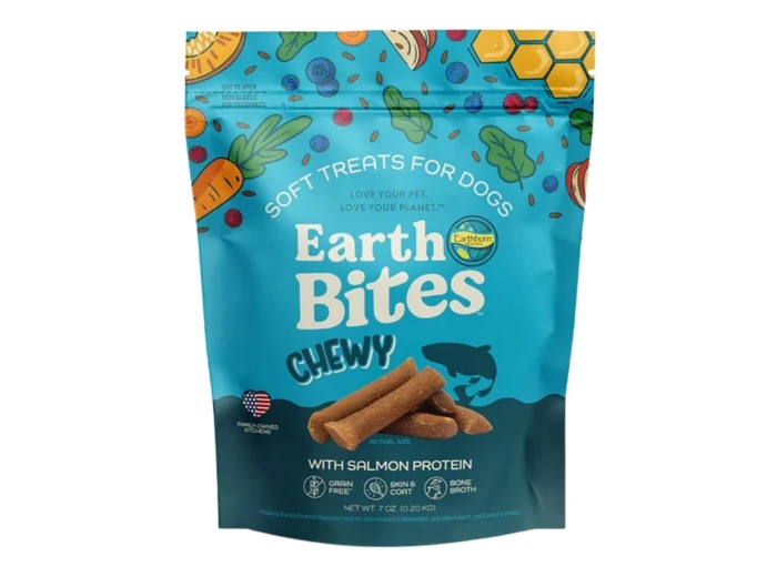 Earthborn Dog Grain Free Earthbites Chewy Salmon 7oz.