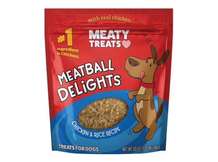 Meaty Treats Meatball Delights Chicken/Rice 20oz.