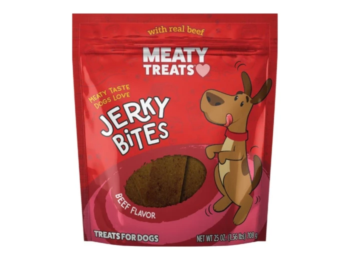 Meaty Treats Jerky Bites Beef/Pepperoni 25oz.