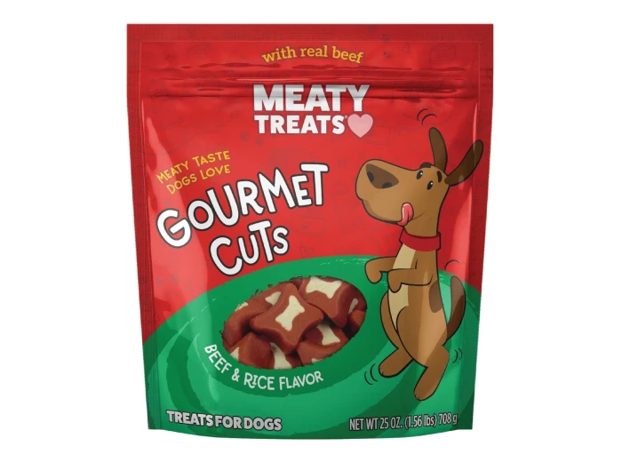 Meaty Treats Gourmet Cuts Beef/Rice 25oz.