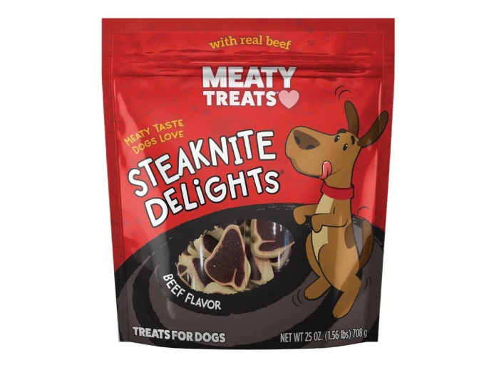 Meaty Treats Steaknite Delights Beef 25oz.