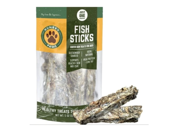 Hungry Paws Sticks Single Ingredient Treat Cod 5oz.