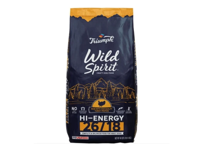 Wild Spirit Hi-Energy Dog Food Turkey 40 Lb