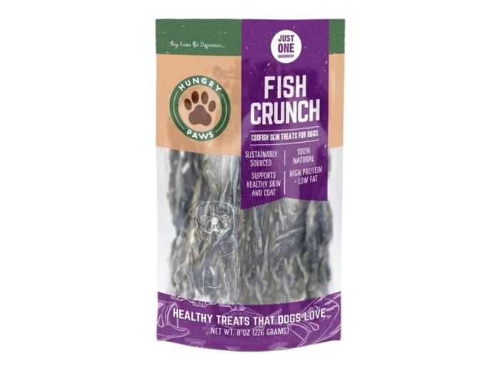 Hungry Paws Skin Twist Single Ingredient Treat Cod 8oz.