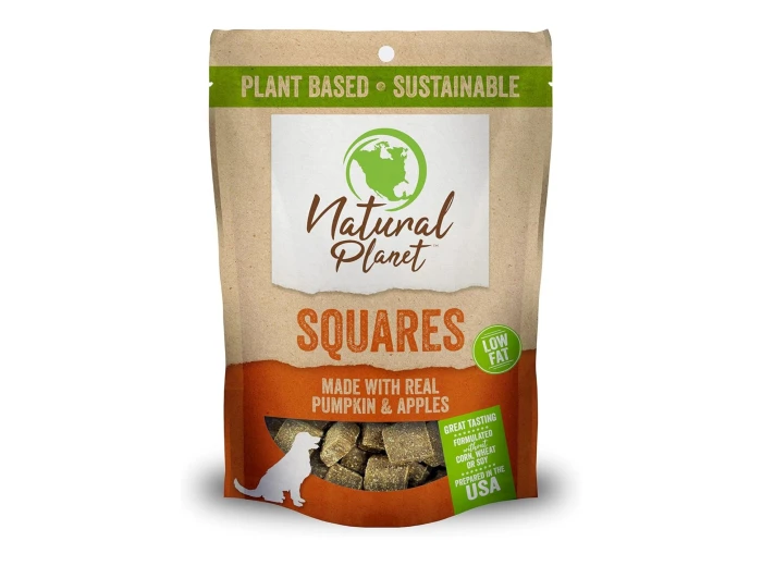 Natural Planet Dog Treat Pumpkin Squares 5oz.