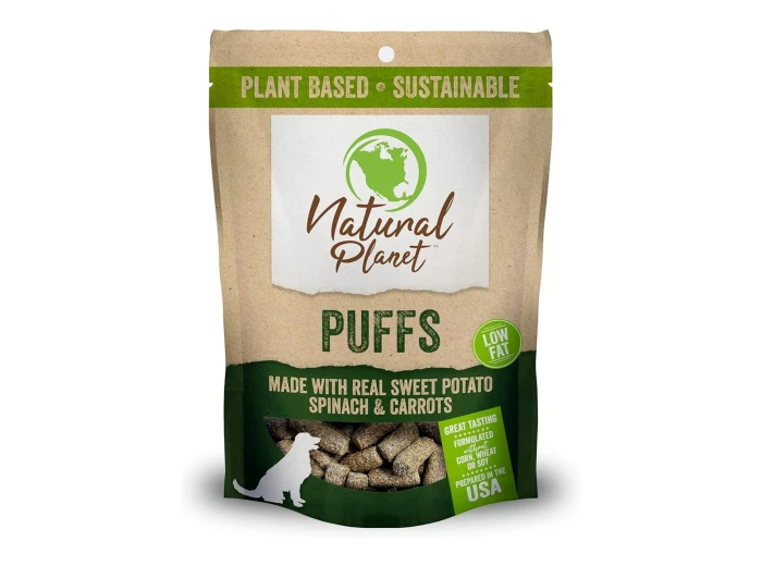 Natural Planet Dog Treat Veggie Puff 4oz.