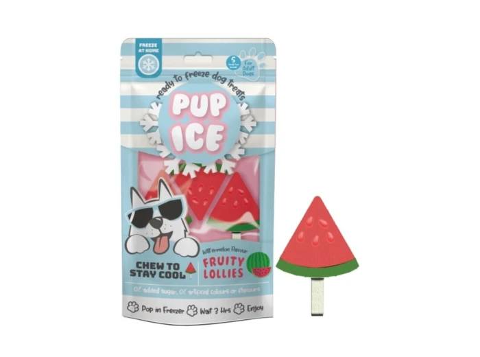 Pup Ice Fruity Lollies Watermelon 3 Pk
