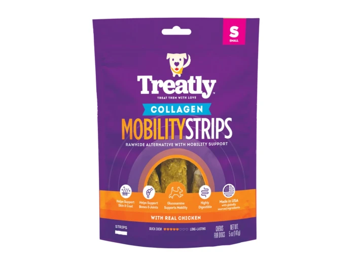 Treatly Collagen Mobility Strips Dog Chews Chicken, 1ea/SM, 5oz.